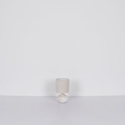 Globo - Настолна лампа 1xE14/40W/230V бежова/керамична