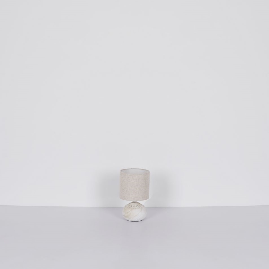 Globo - Настолна лампа 1xE14/40W/230V бежова/керамична