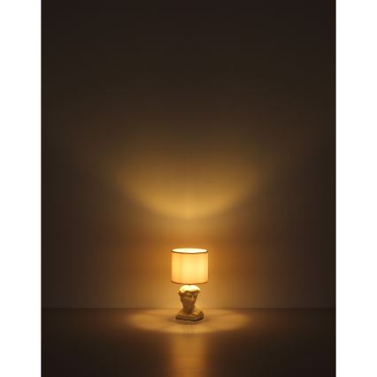 Globo - Настолна лампа 1xE14/40W/230V кремав