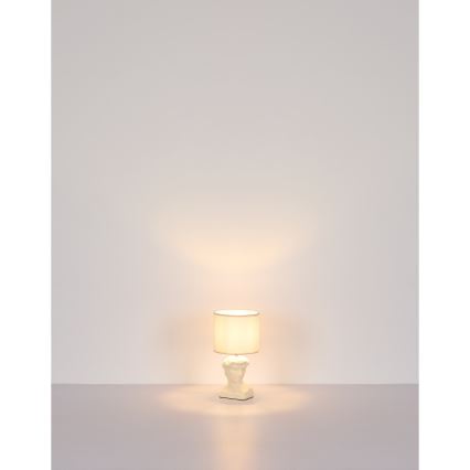 Globo - Настолна лампа 1xE14/40W/230V кремав