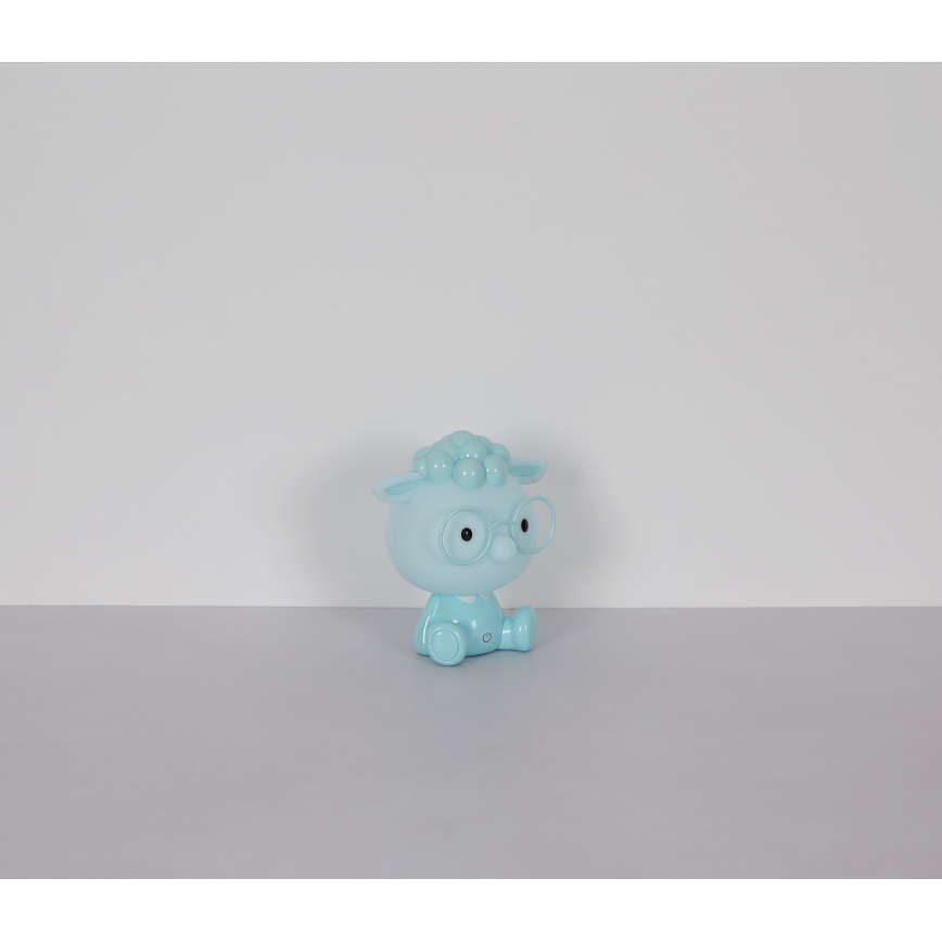 Globo - LED регулируема презареждаема детска нощна лампа LED/1W/5V 500 mAh синя