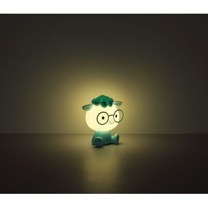 Globo - LED Димируемa акумулаторна детски малка нощна лампа LED/1W/5V 500 mAh син