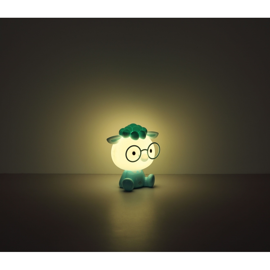 Globo - LED Димируемa акумулаторна детски малка нощна лампа LED/1W/5V 500 mAh син