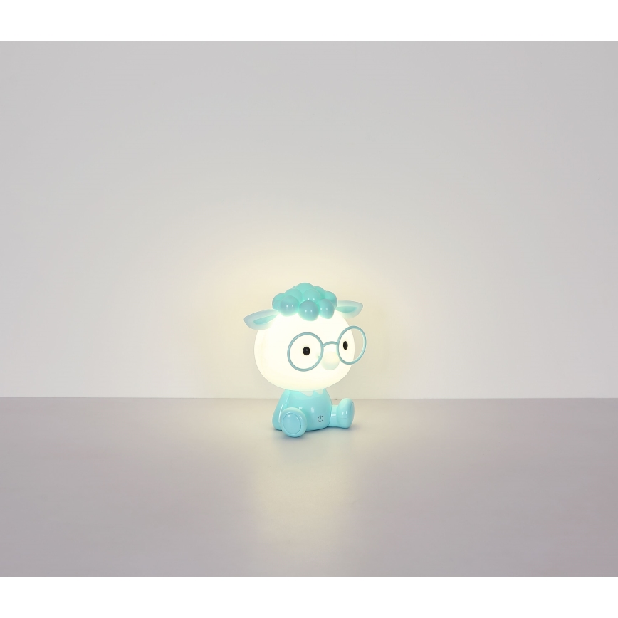 Globo - LED Димируемa акумулаторна детски малка нощна лампа LED/1W/5V 500 mAh син