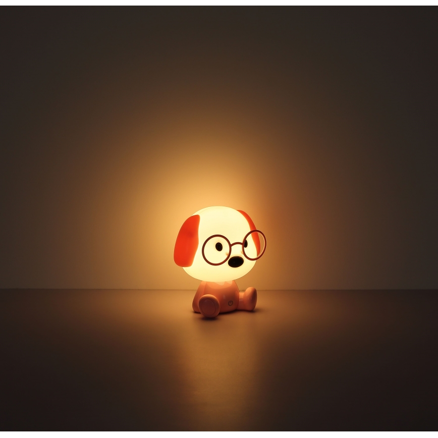 Globo - LED Димируема акумулаторна детски малка нощна лампа LED/1W/5V 500 mAh розов