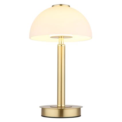 Globo - LED Димируема сензорна настолна лампа LED/7W/230V 3000K месинг
