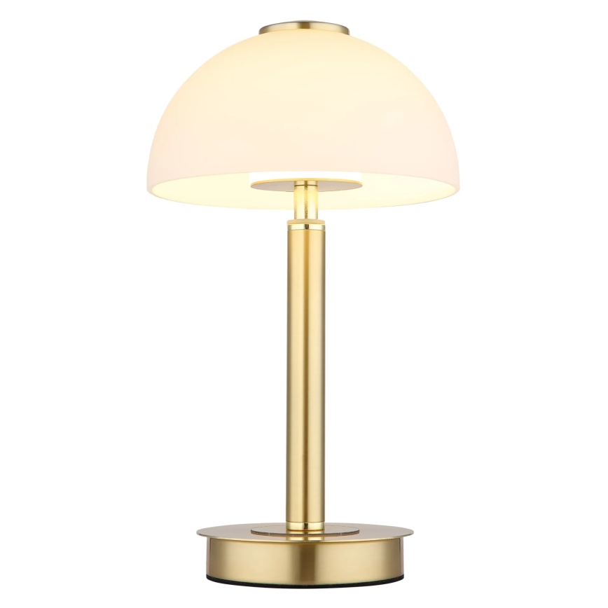 Globo - LED Димируема сензорна настолна лампа LED/7W/230V 3000K месинг