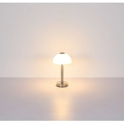 Globo - LED димируема сензорна настолна лампа LED/7W/230V 3000K матов хром