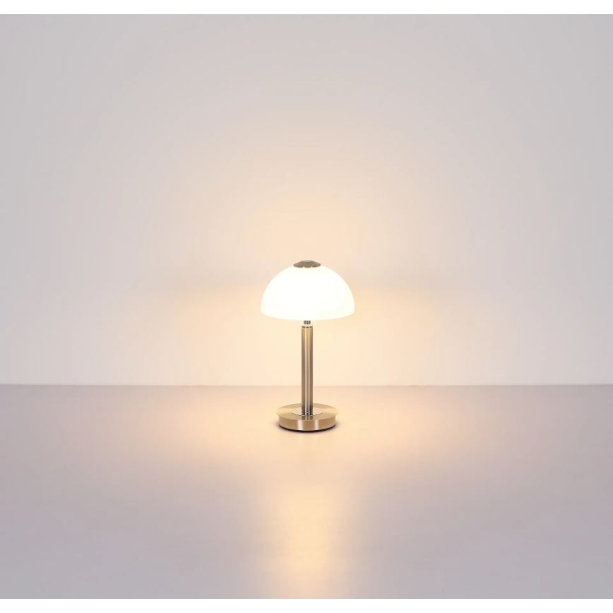 Globo - LED димируема сензорна настолна лампа LED/7W/230V 3000K матов хром