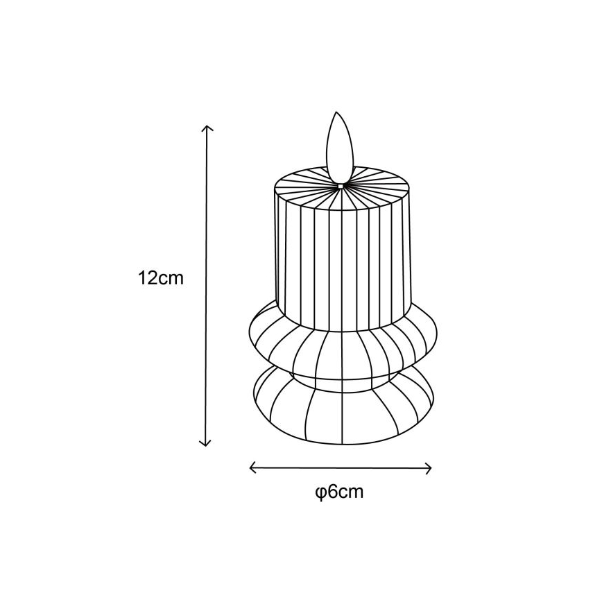 Globo - К-кт 2x LED свещ LED/0,06W/3V 1xCR2032 210 mAh