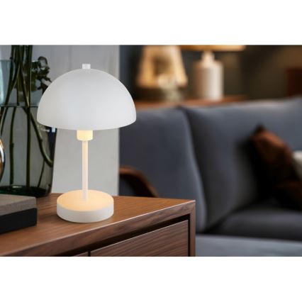 Globo - Бяла настолна лампа 1xE14/40W/230V