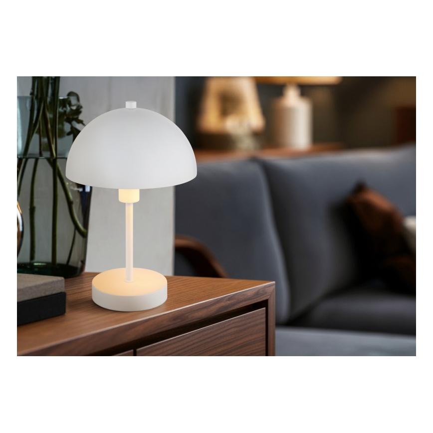 Globo - Бяла настолна лампа 1xE14/40W/230V