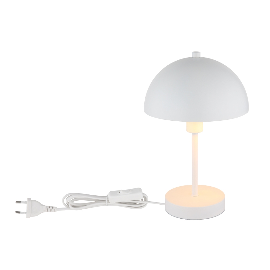 Globo - Бяла настолна лампа 1xE14/40W/230V
