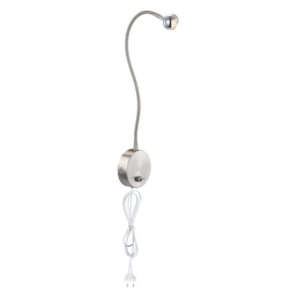 Globo - LED Гъвкав малка лампа LED/3W/230V лъскав хром