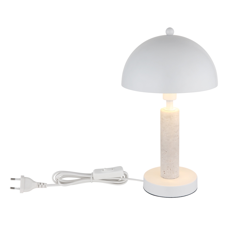 Globo - Настолна лампа 1xE14/40W/230V бяла