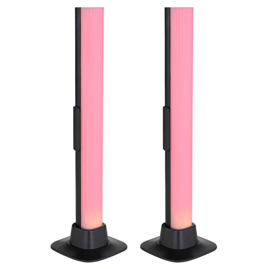 Globo RGB- К-кт 2x LED RGB Димируема настолна лампа 2в1 LED/2W/5V USB Wi-Fi Tuya