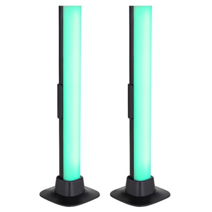 Globo RGB- К-кт 2x LED RGB Димируема настолна лампа 2в1 LED/2W/5V USB Wi-Fi Tuya
