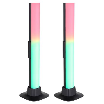 Globo RGB- К-кт 2x LED RGB Димируема настолна лампа 2в1 LED/2W/5V USB Wi-Fi Tuya