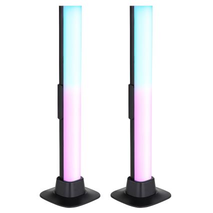 Globo RGB- К-кт 2x LED RGB Димируема настолна лампа 2в1 LED/2W/5V USB Wi-Fi Tuya