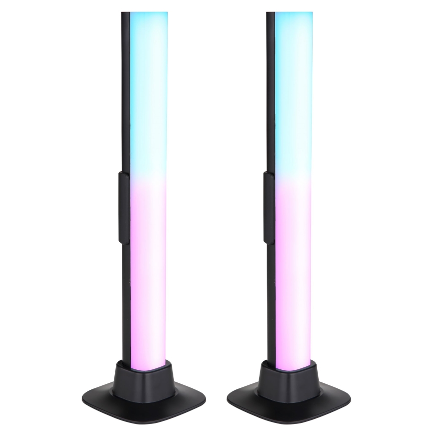 Globo RGB- К-кт 2x LED RGB Димируема настолна лампа 2в1 LED/2W/5V USB Wi-Fi Tuya