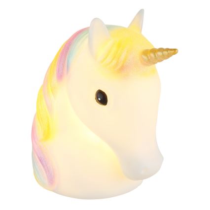 Globo - LED Детска малка нощна лампа LED/1W/230/4,5V 3xAA еднорог