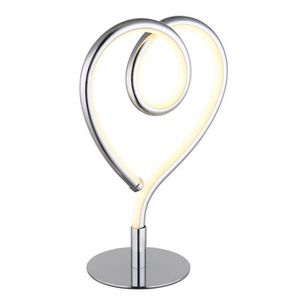 Globo - LED Настолна лампа LED/6W/230V лъскав хром