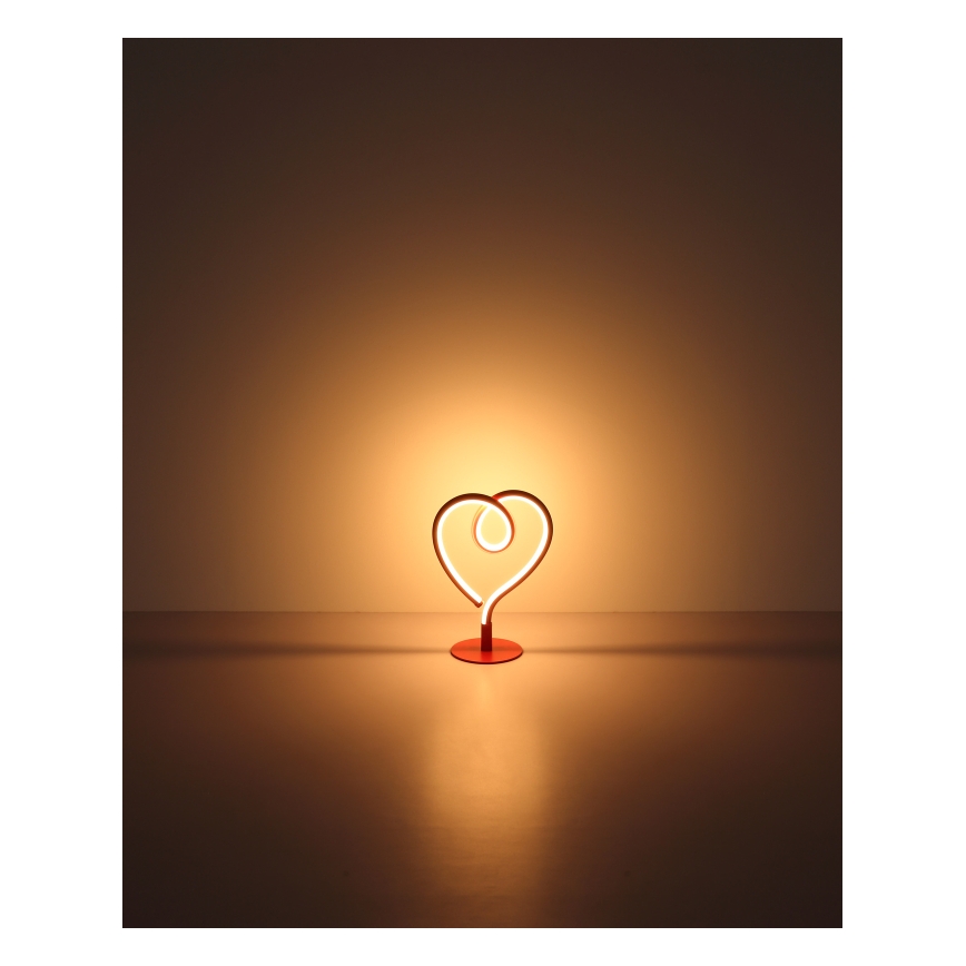 Globo - LED Настолна лампа LED/6W/230V червен