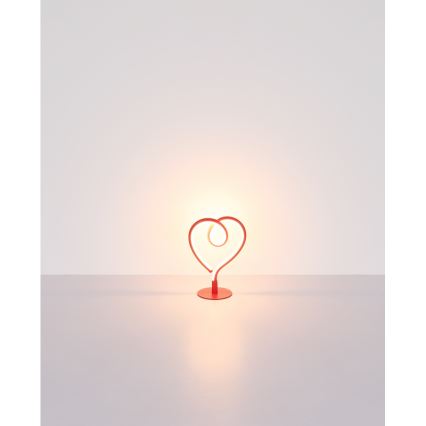 Globo - LED Настолна лампа LED/6W/230V червен
