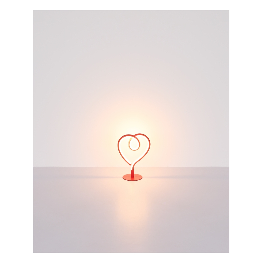 Globo - LED Настолна лампа LED/6W/230V червен