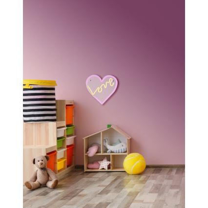 Globo - LED неонова стенна декорация LED/3W/USB сърце