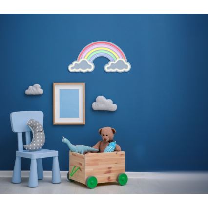 Globo - LED неонова стенна декорация LED/3W/USB дъга