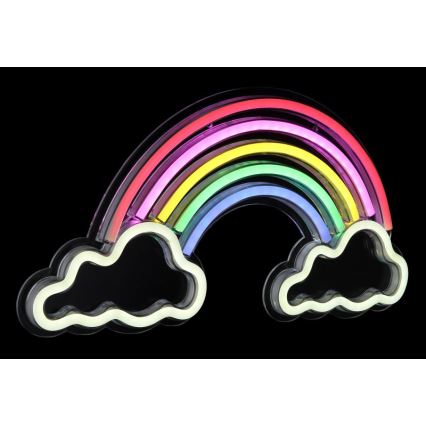 Globo - LED неонова стенна декорация LED/3W/USB дъга