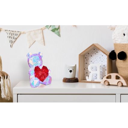 Globo - LED настолна декорация LED/6W/5V USB мече