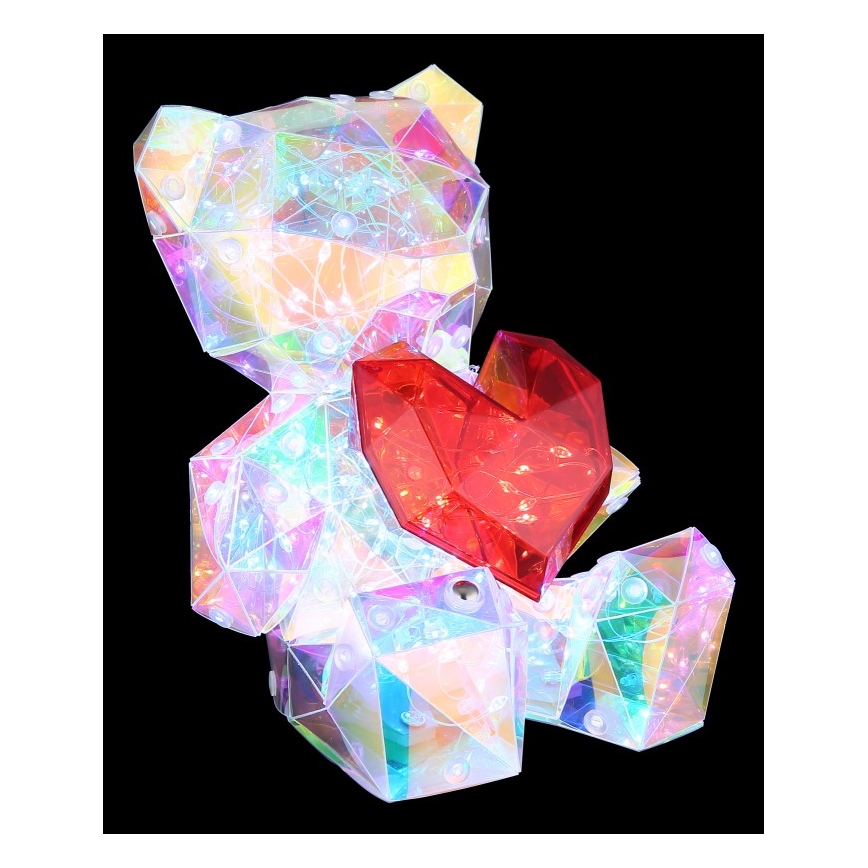 Globo - LED регулируема презареждаема настолна декорация LED/3W/5V 1200 mAh мече