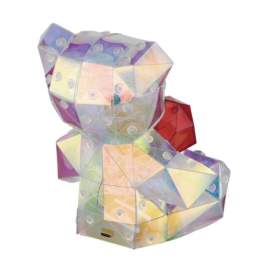 Globo - LED регулируема презареждаема настолна декорация LED/3W/5V 1200 mAh мече