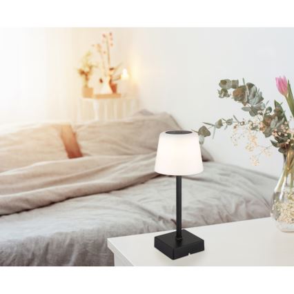 Globo - LED регулируема настолна лампа с докосване LED/2W/5V 3000/4500/6500K 800 mAh черна