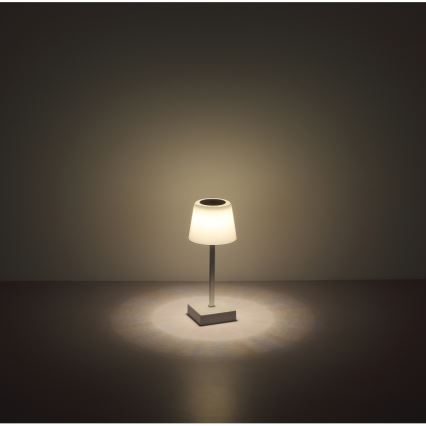 Globo - LED регулируема настолна лампа с докосване LED/2W/5V 3000/4500/6500K 800 mAh черна