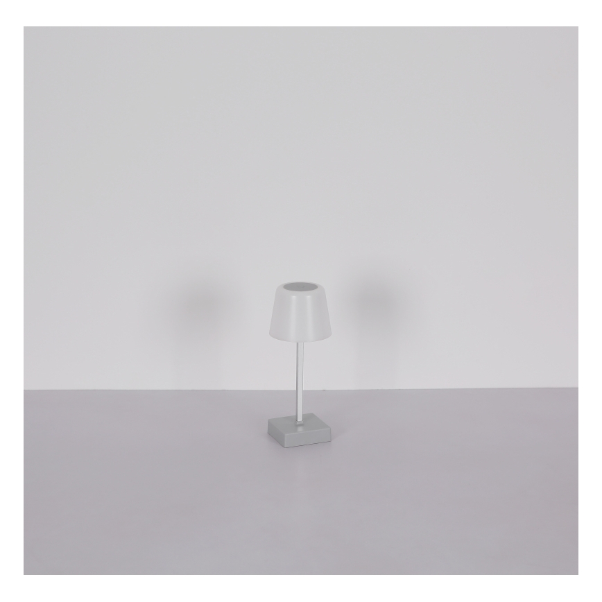 Globo - LED регулируема настолна лампа с докосване LED/2W/5V 3000/4500/6500K 800 mAh черна