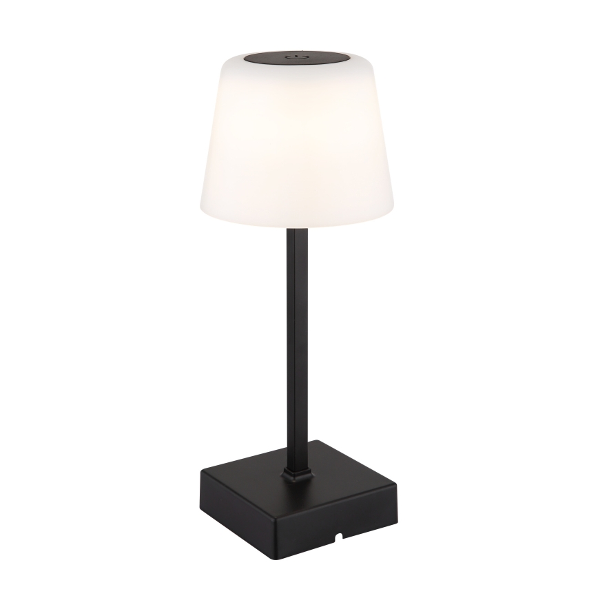 Globo - LED регулируема настолна лампа с докосване LED/2W/5V 3000/4500/6500K 800 mAh черна