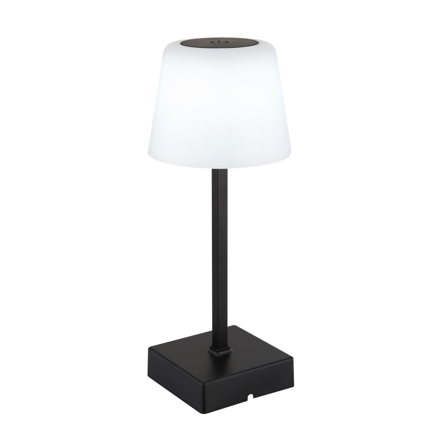 Globo - LED регулируема настолна лампа с докосване LED/2W/5V 3000/4500/6500K 800 mAh черна