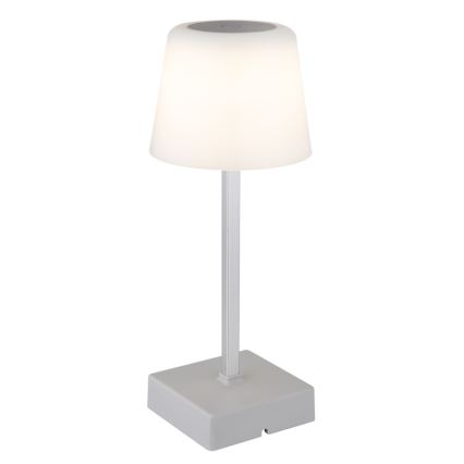 Globo - LED Димируема сензорна настолна лампа LED/2W/5V 3000/4500/6500K 800 mAh сребрист