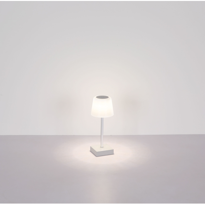 Globo - LED регулируема настолна лампа с докосване LED/2W/5V 3000/4500/6500K 800 mAh бяла