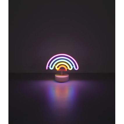 Globo - LED Неон маса декорация LED/2W/3xAA дъга