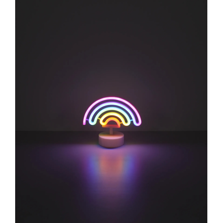Globo - LED Неон маса декорация LED/2W/3xAA дъга