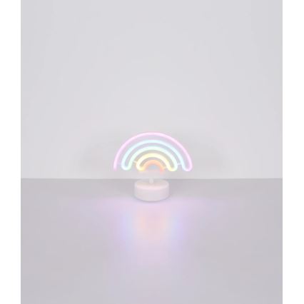 Globo - LED Неон маса декорация LED/2W/3xAA дъга