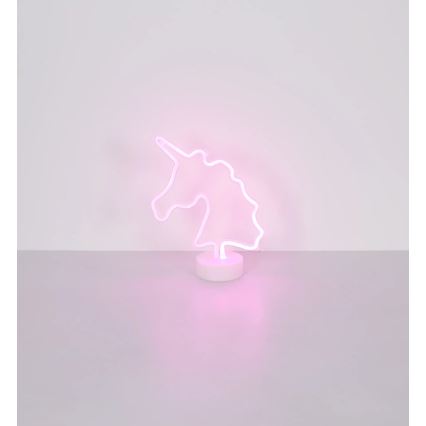 Globo - LED Неон маса декорация LED/2W/3xAA еднорог