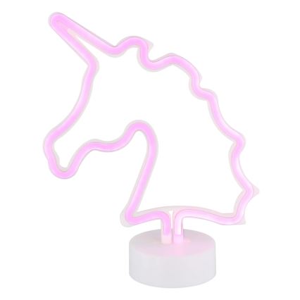 Globo - LED Неон маса декорация LED/2W/3xAA еднорог