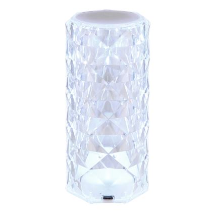 Globo - LED RGB Акумулаторна настолна сензорна лампа LED/0,6W/3,7V 500mAh