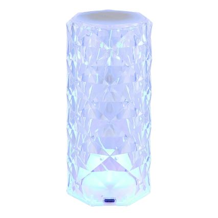 Globo - LED RGB Акумулаторна настолна сензорна лампа LED/0,6W/3,7V 500mAh