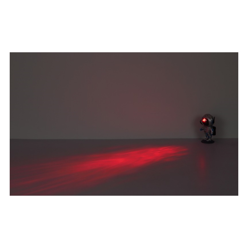 Globo - LED RGB Настолна лампа LED/4,5W/5V астронавт сребрист